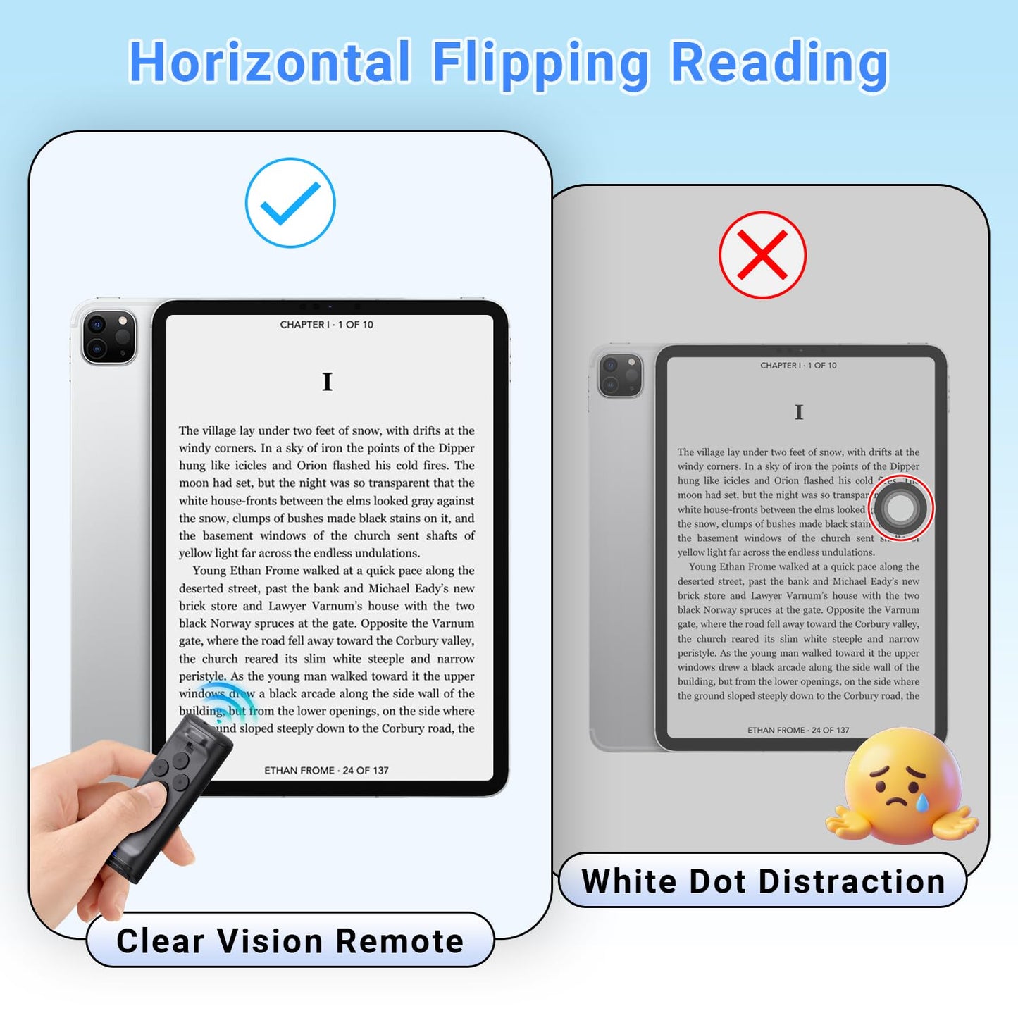 MILOUZ Remote Control Scrolling for Tiktok with Phone Stand,Page Turner for Kindle App E-Book,Bluetooth Camera Shutter Remote for iPhone, Android,iOS,iPad,Tablet