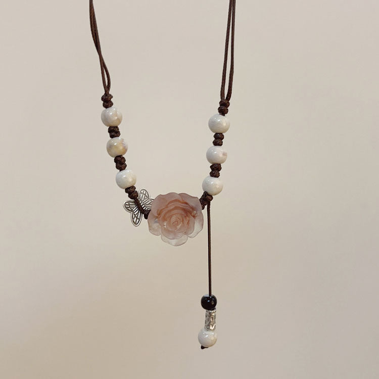 New Chinese Tassel Necklace High-grade Antique Horse-face Skirt Accessories