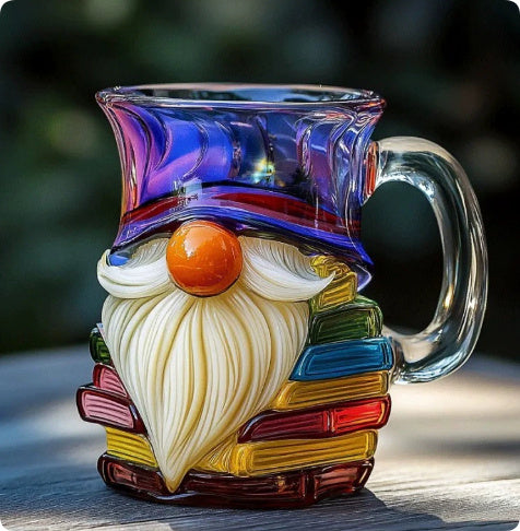 Painted Book Coffee Cup Unique Book Stacking Coffee Cup